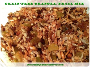 Grain free Granola and Trail Mix