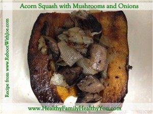 Acorn Squash with Mushrooms and Onions