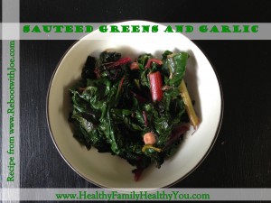 Sauteed Greens with Garlic