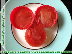 Avital's Frozen Watermelon Cupcakes 3