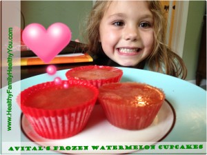 Avital's frozen watermelon cupcakes 1