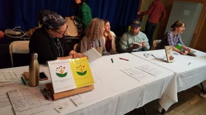 Book signing hazon food conference 1