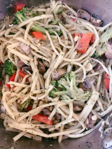 Hearts of Palm Pasta Primavera