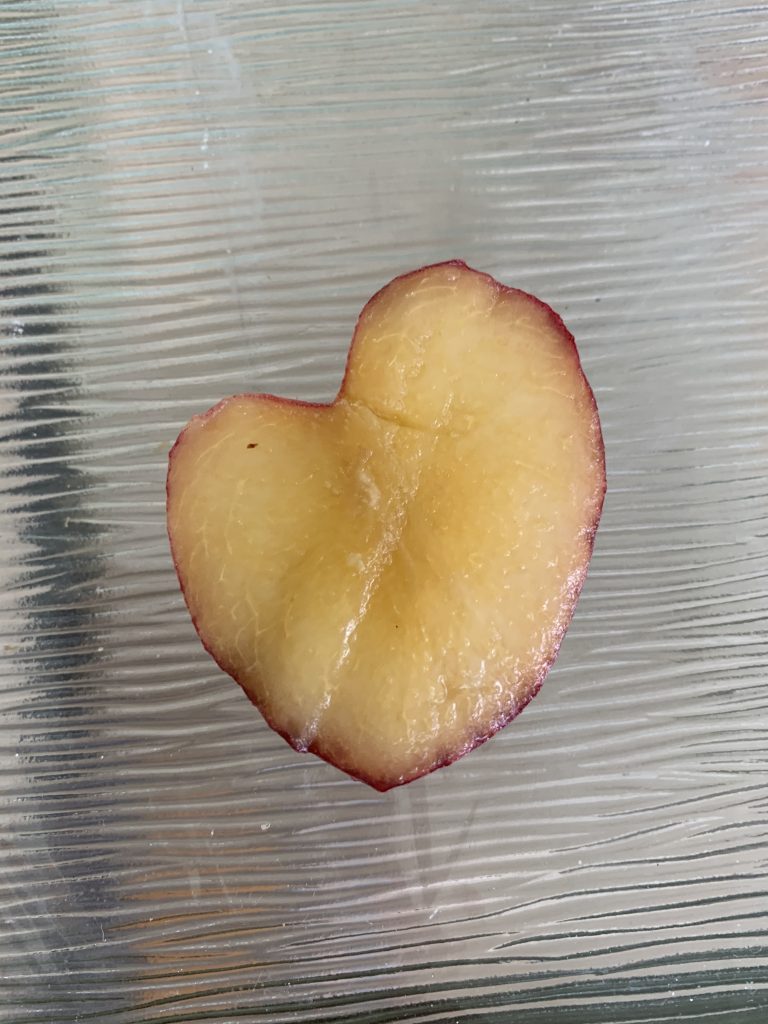 Peach heart 1