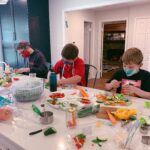 Kids at kosher cooking camp
