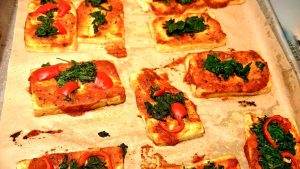 2 Easy High-Protein Nine Days Recipes: Tofu Pizza and Edamame Pesto Pasta 2 Easy High-Protein Nine Days Recipes: Tofu Pizza and Edamame Pesto Pasta